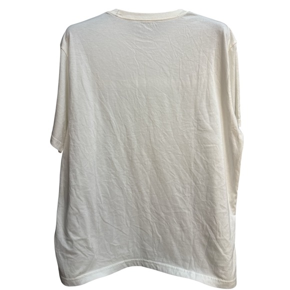 American Eagle Boxy 24/7 Graphic T-Shirt Beige "USA Tennis" Men Casual Top L NWt - Picture 3 of 4